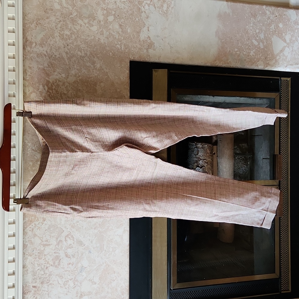 Paul Stuart Plaid Wool Pants